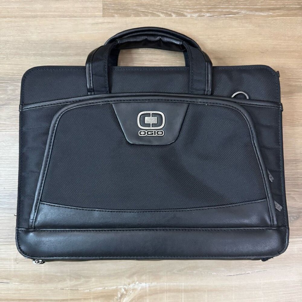 Ogio Top Handle Briefcase Storage Bag Black Buisness Portfolio Laptop Travel